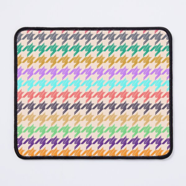 Item preview, Multicolored Houndstooth Pattern designed and sold by risingrocket.