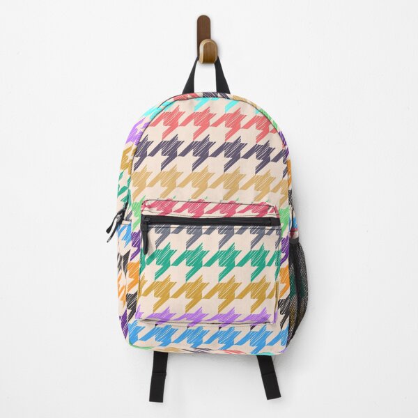 Item preview, Multicolored Houndstooth Pattern designed and sold by risingrocket.