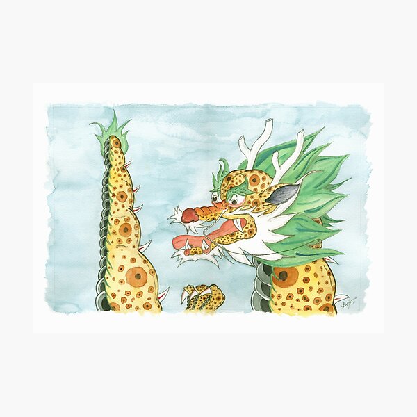 Korean Dragon I Photographic Print