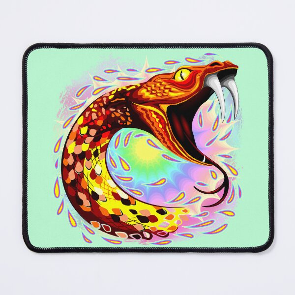 Item preview, Snake Attack Psychedelic Surreal Art designed and sold by BluedarkArt.