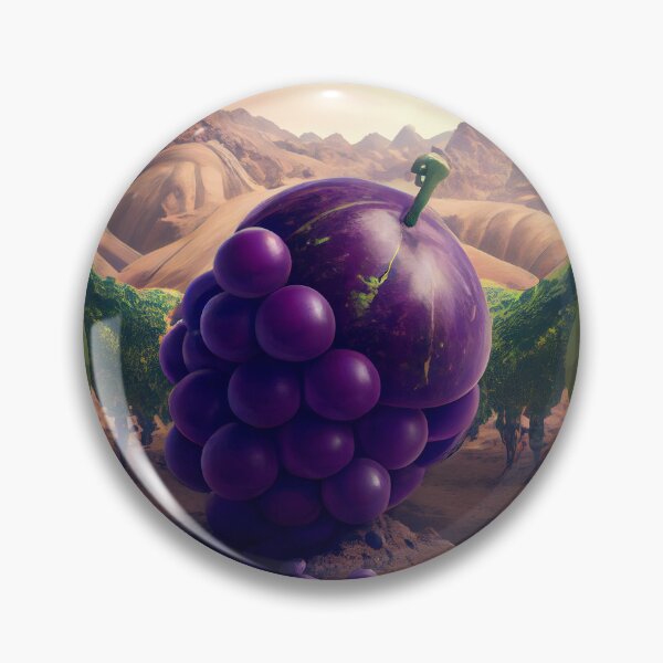 Artikelvorschau, Wierd Alien Grape Vineyard Digital Painting entworfen und verkauft von CodeAndColors.