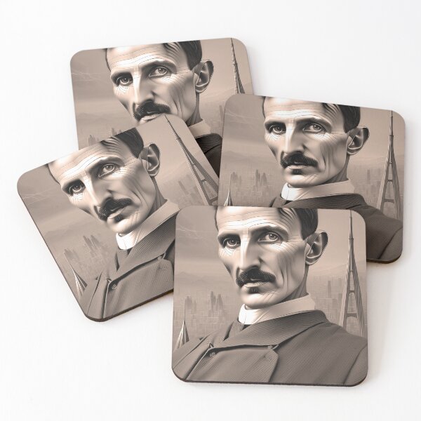 Item preview, Nikola Tesla Poster No6 designed and sold by angelisart.