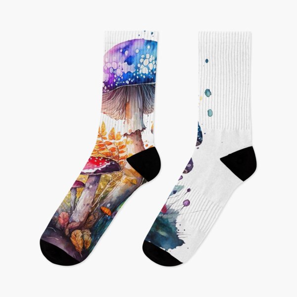 Item preview, Watercolor Mushrooms 2 designed and sold by Standard Deviation Co.