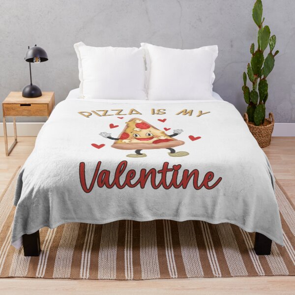 Item preview, Pizza Is My Valentine Cute Retro Pizza designed and sold by HappyLifeCreate.