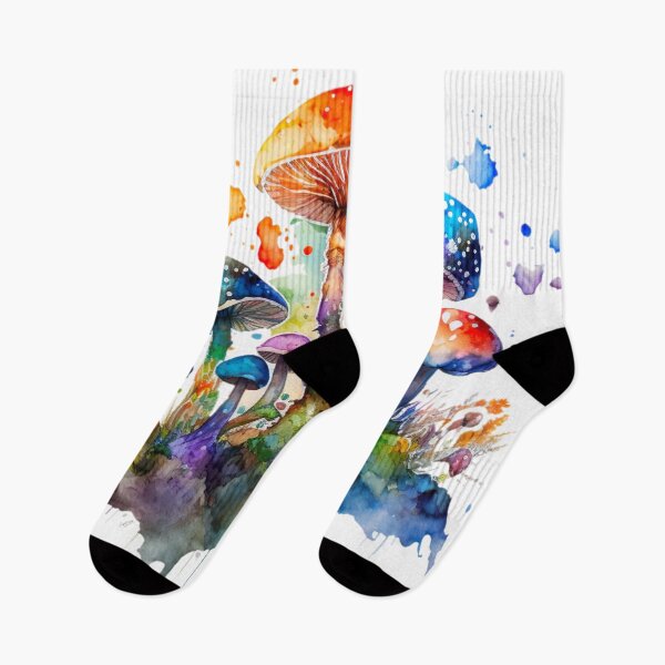 Item preview, Watercolor Mushrooms 3 designed and sold by Standard Deviation Co.