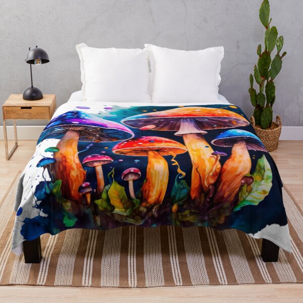 Item preview, Watercolor Mushrooms 4 designed and sold by Standard Deviation Co.