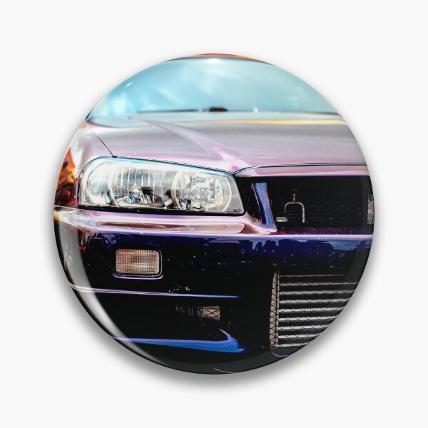 Item preview, Nissan Skyline R34 GT-R Front – JDM Legend, Aggressive Front View, Japanese Sports Car Art designed and sold by Road To Track.
