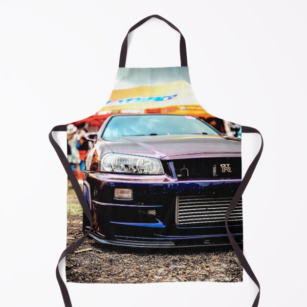 Item preview, Nissan Skyline R34 GT-R Front – JDM Legend, Aggressive Front View, Japanese Sports Car Art designed and sold by Road To Track.