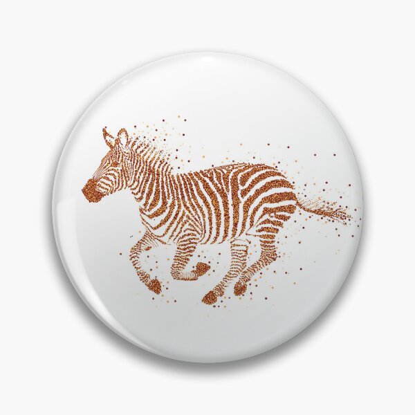 Item preview, Running Zebra Dots designed and sold by missmann.