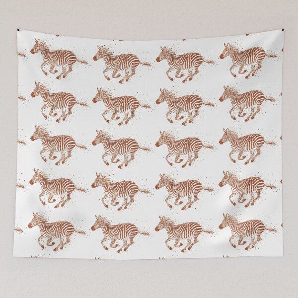 Item preview, Running Zebra Dots designed and sold by missmann.