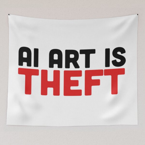 Item preview, Ai Art Is Theft designed and sold by radiantdark.