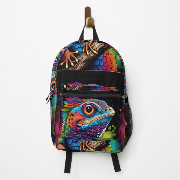 Item preview, Colorful Rainbow Gecko Lizard Design Bold Funny Cute Animal designed and sold by KL14.