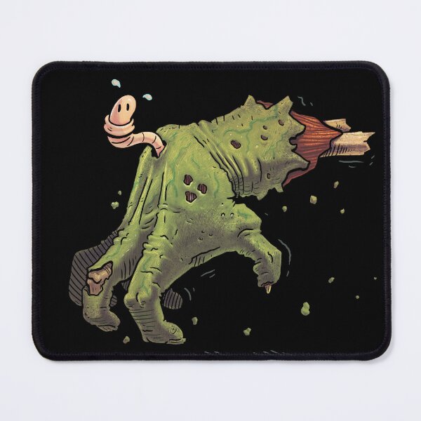 Item preview, Surprised Worm picked the wrong cadaver to call home, runaway Zombie hand designed and sold by TwEE-N-Toast.