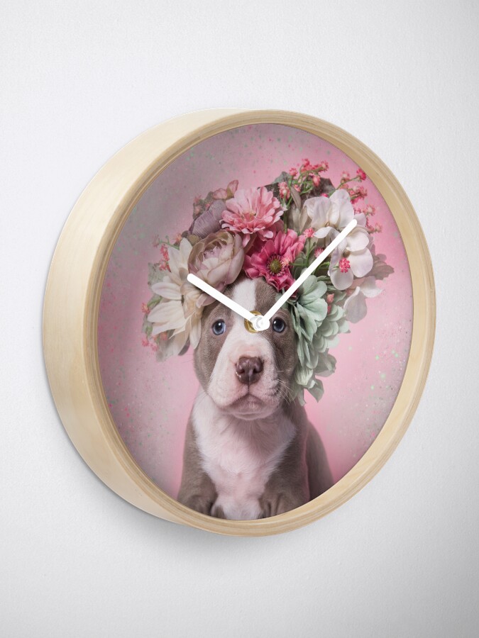 Alternate view of Flower Power, Frito Clock