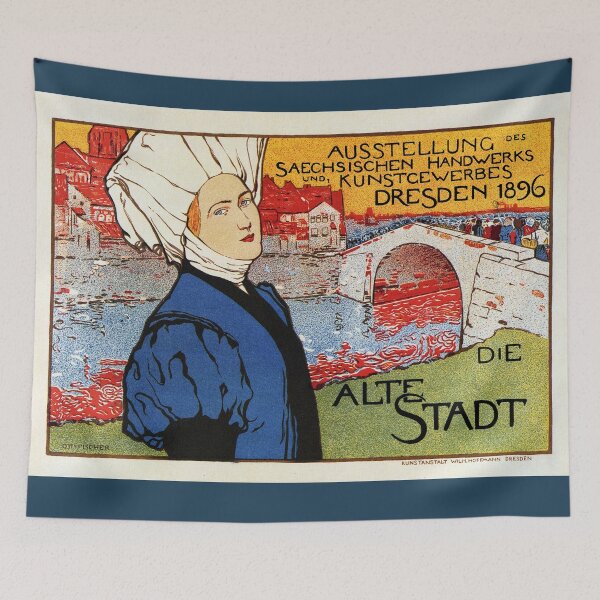Item preview, German artisanal art expo Dresden 1896  designed and sold by aapshop.