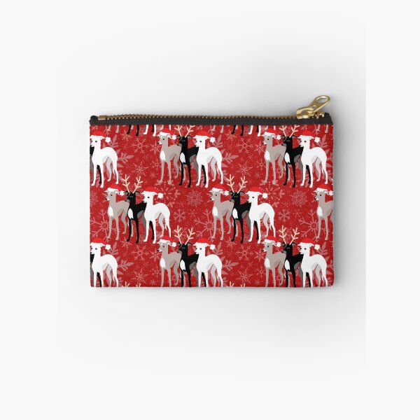 Item preview, Christmas Iggies - Italian Greyhounds in the Snow designed and sold by AntiqueImages.