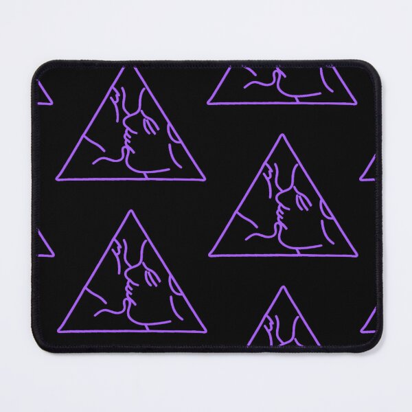 Item preview, triangle kiss – purple designed and sold by dalvago.