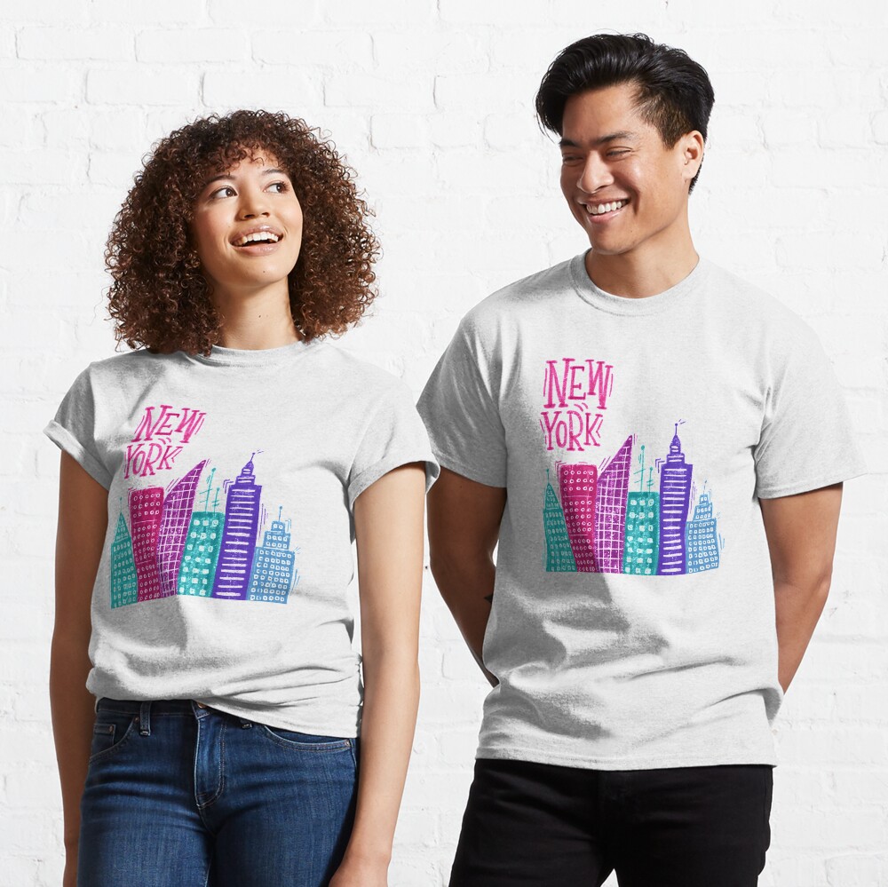 New York Pencil drawing Classic T-Shirt