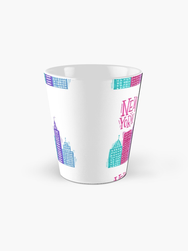 Alternate view of New York Pencil drawing Mug