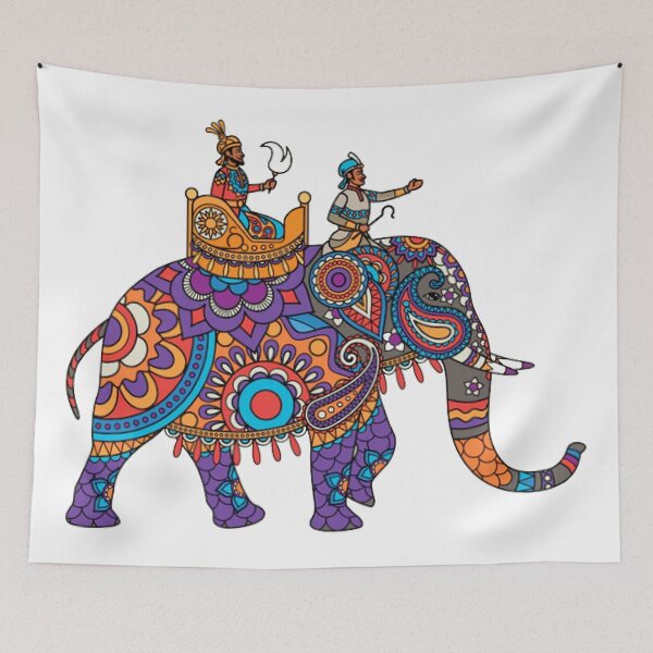Item preview, I LOVE ART_ COLORFUL ELEPHANT designed and sold by AI-Collections.