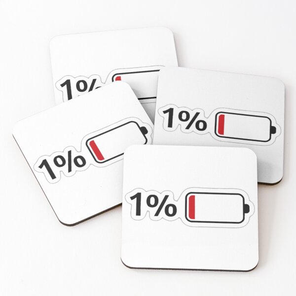 Item preview, 1 Percent , Battery Low  designed and sold by Lineemme.