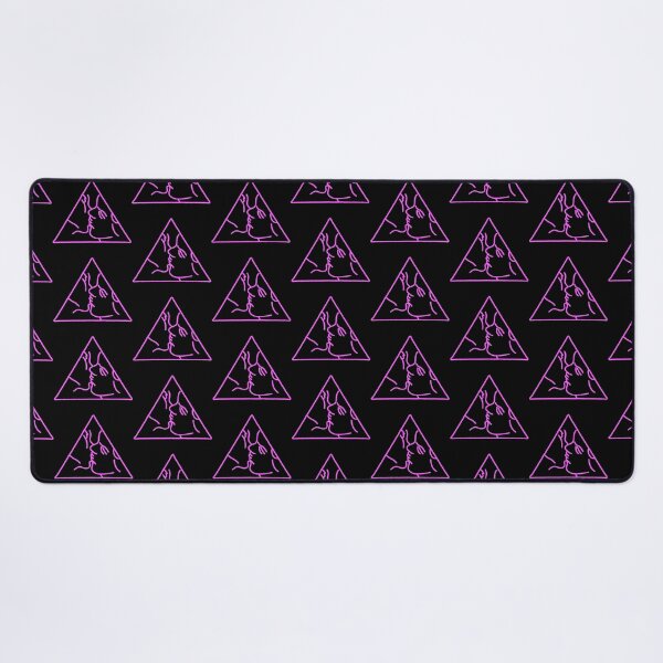 Item preview, triangle kiss – pink designed and sold by dalvago.