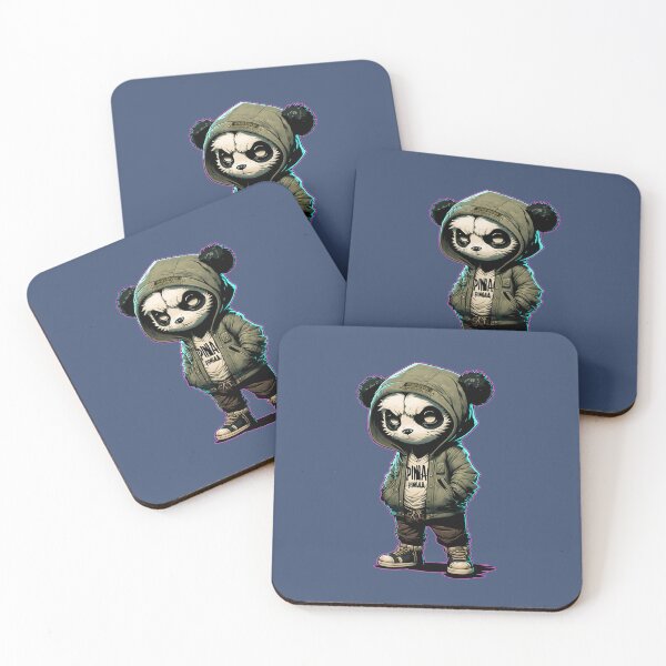 Item preview, Cool Panda Graffiti Manga Anime Character Distressed designed and sold by tronictees.