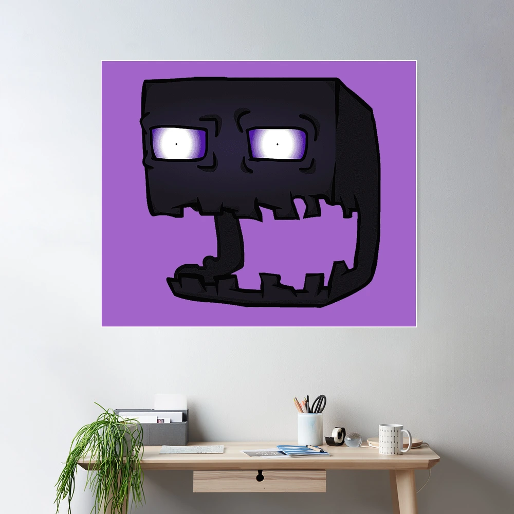 Arte de la cara de Enderman | Póster