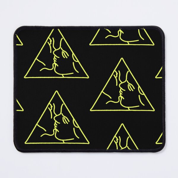 Item preview, triangle kiss – yellow designed and sold by dalvago.