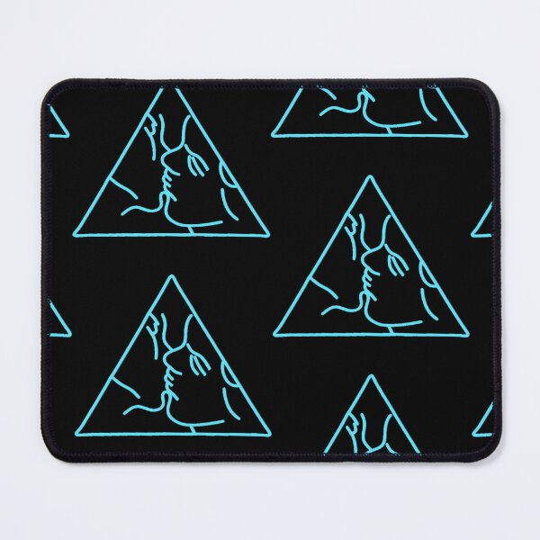 Item preview, triangle kiss – cyan designed and sold by dalvago.