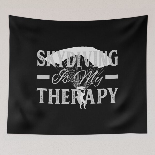 Item preview, Skydiving is my therapy designed and sold by HarriPaloma.