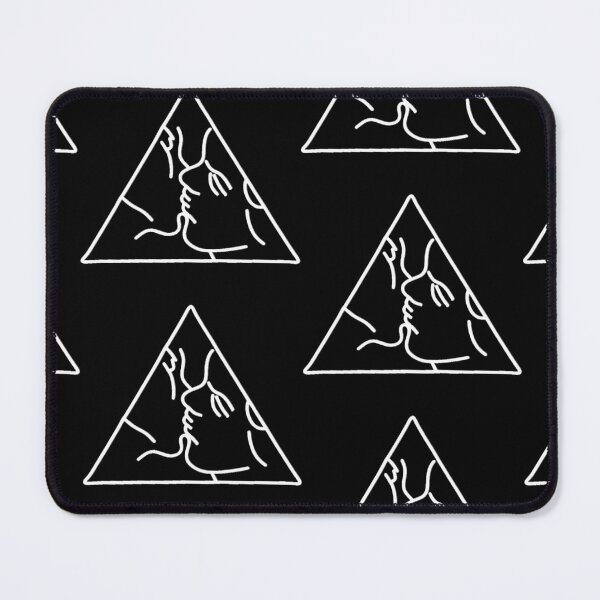 Item preview, triangle kiss – white designed and sold by dalvago.