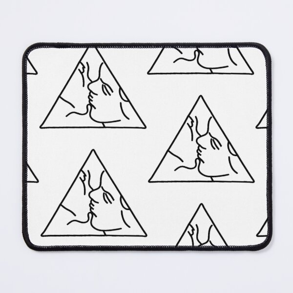 Item preview, triangle kiss – black designed and sold by dalvago.