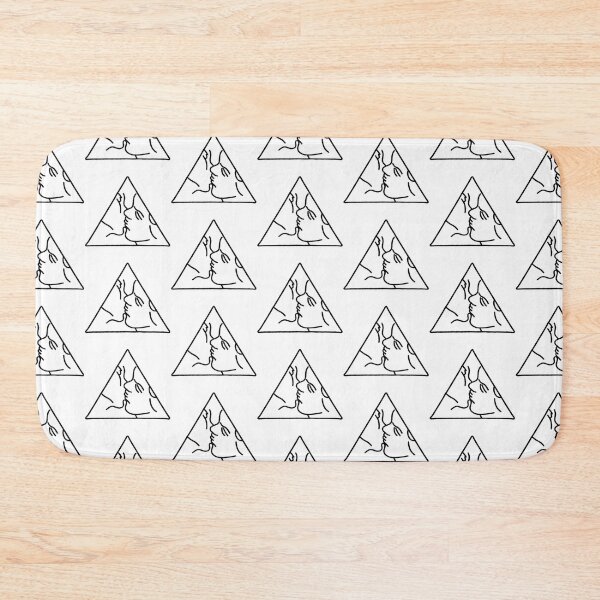 Item preview, triangle kiss – black designed and sold by dalvago.