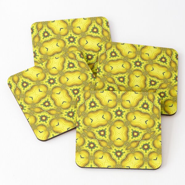 Item preview, Luxurious Yellow Brown and Red Geometric Figure Seamless Pattern designed and sold by protegra.