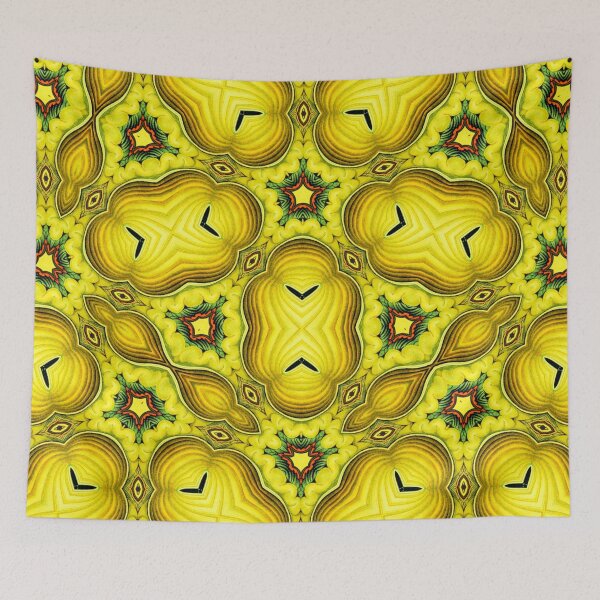 Item preview, Luxurious Yellow Brown and Red Geometric Figure Seamless Pattern designed and sold by protegra.