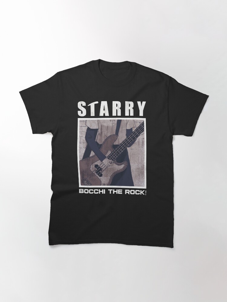Aperçu 3 sur 7. T-shirt classique avec l'œuvre Bocchi le rock étoilé Ryō Yamada créée et vendue par RaspberryStud.
