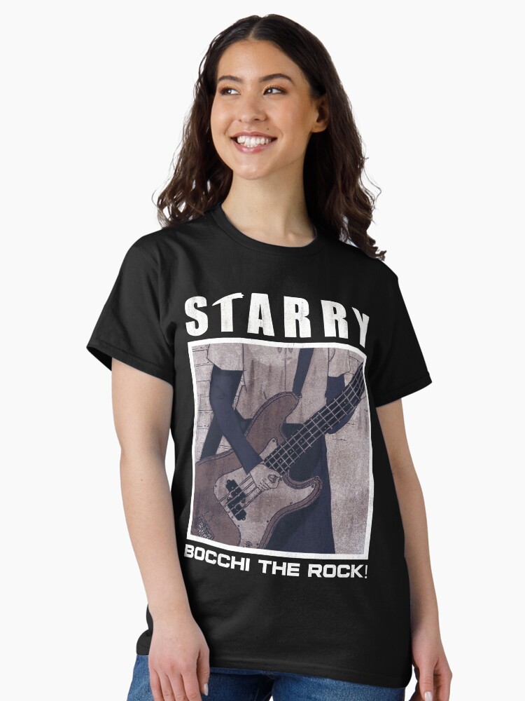 Aperçu 1 sur 7. T-shirt classique avec l'œuvre Bocchi le rock étoilé Ryō Yamada créée et vendue par RaspberryStud.