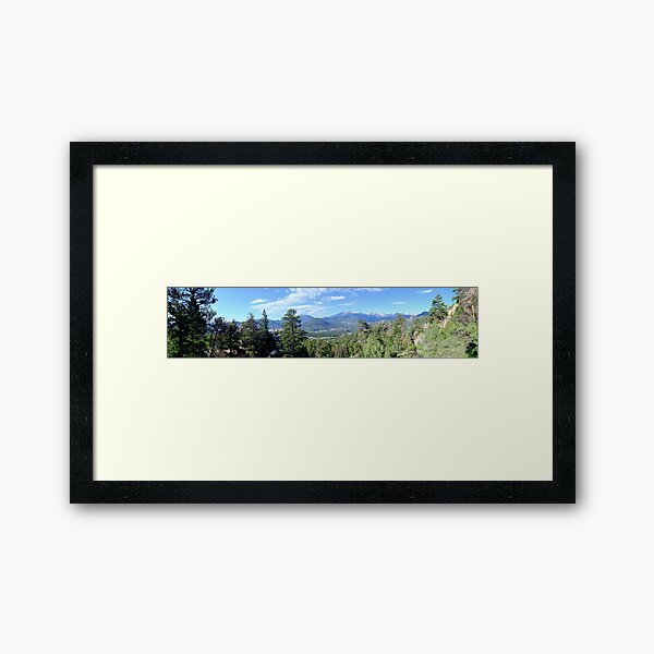 Landscape Photography Colorado Rocky Mountains 1 Framed Art Print