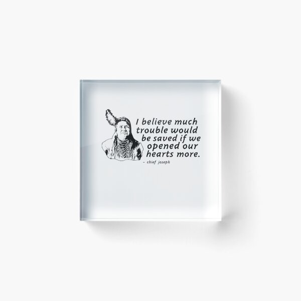 Item preview, Chief Joseph Open Hearts designed and sold by historeetees1.