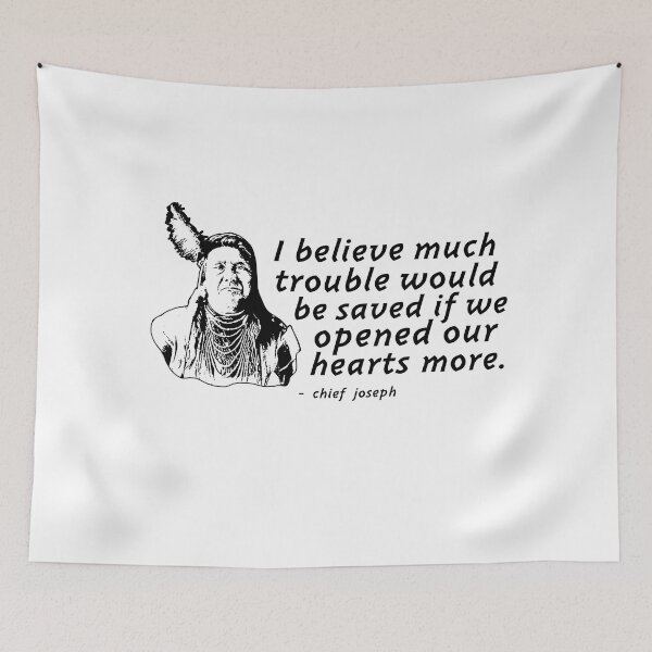 Item preview, Chief Joseph Open Hearts designed and sold by historeetees1.