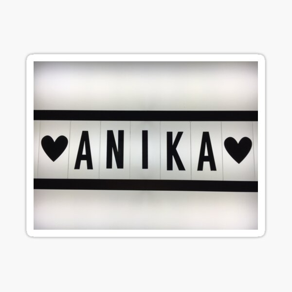 Anika Sticker