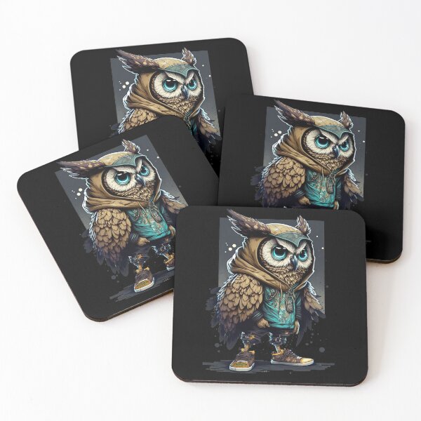 Item preview, Cool Owl Graffiti Manga Anime Character designed and sold by tronictees.
