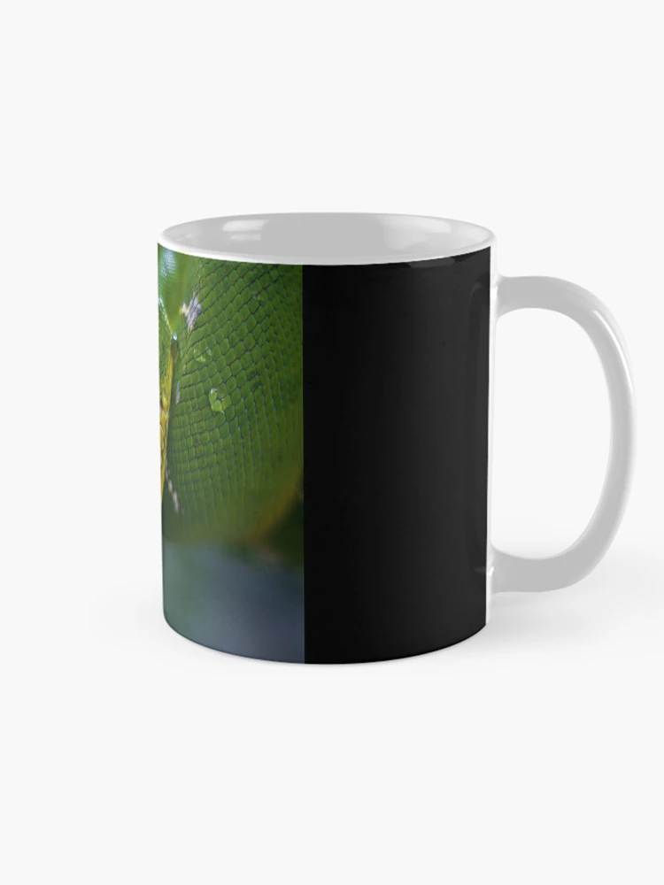 Thumbnail 3 of 6, Coffee Mug, Green tree python designed and sold by AlexHodder.