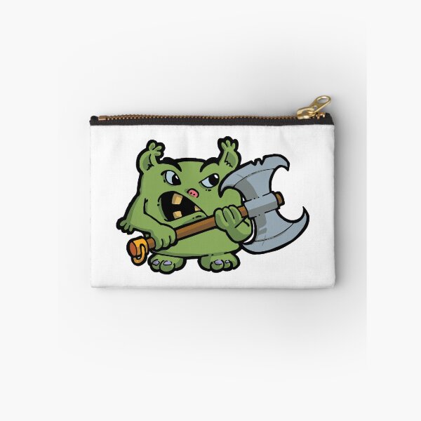 Item preview, Little green monster with a hatchet designed and sold by Guillaume Desbiolles.
