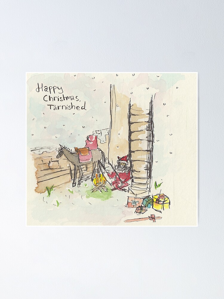 "Happy Christmas, Tarnished Elden Ring Kale" Poster for Sale by ...