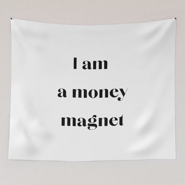 Item preview, I AM A MONEY MAGNET | affirmation | spiritual | meditation | mystical | yoga designed and sold by soulupdesign.
