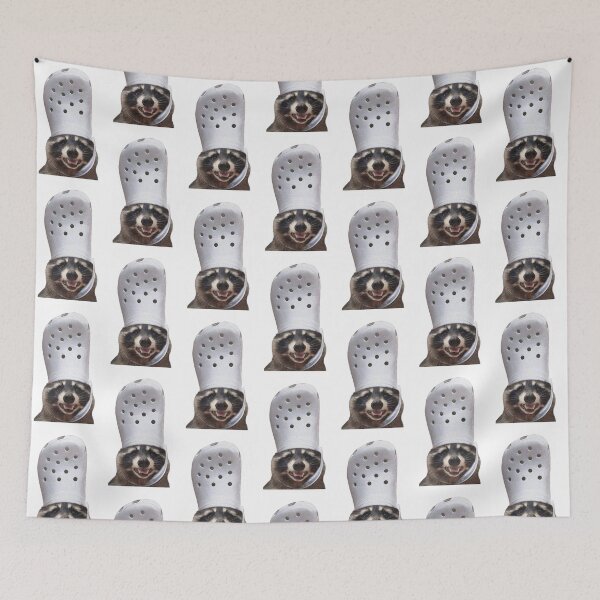 Item preview, shocked croc raccoon designed and sold by Lauren Kenney.