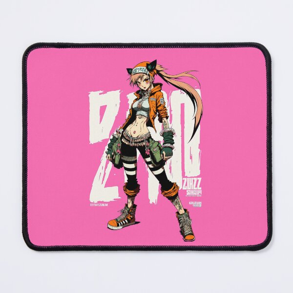 Item preview, Cool Cat Girl Graffiti Manga Anime Character designed and sold by tronictees.