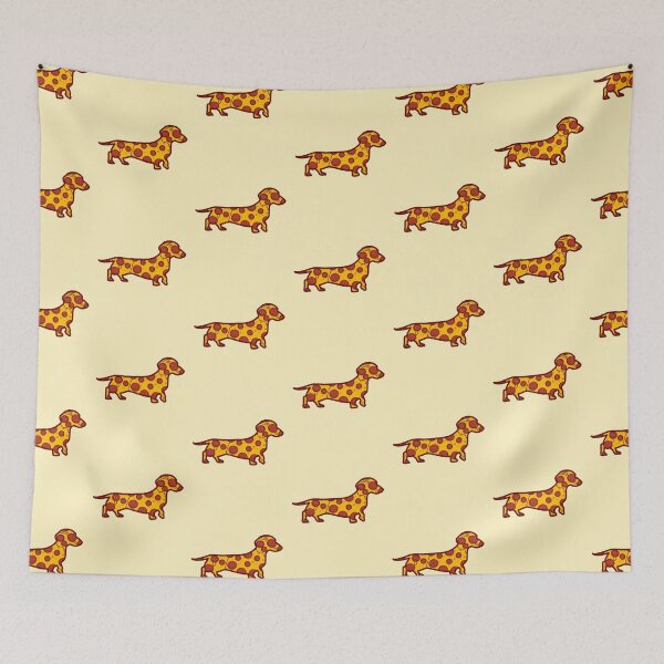 Item preview, Pizza Dog Pizza dachshund dog designed and sold by shokA Design.